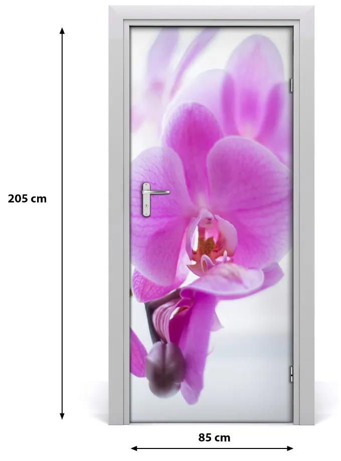 Ajtómatrica rózsaszín orchidea 85x205 cm