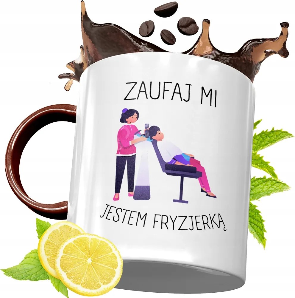 Bordó Bögre Fodrásznak Születésnapi Ajándék fényképes nyomtatással