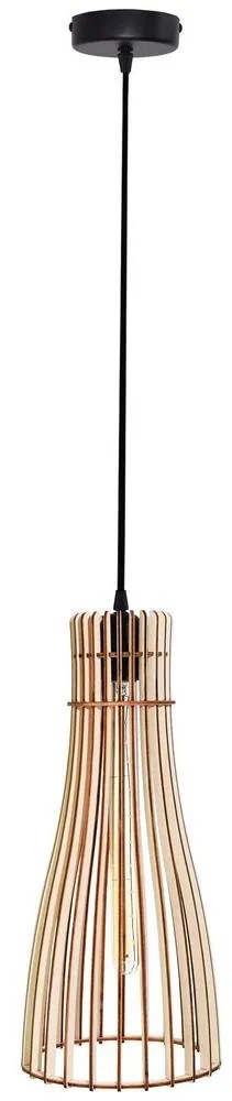 Csillár zsinóron BOTTLE 1xE27/24W/230V