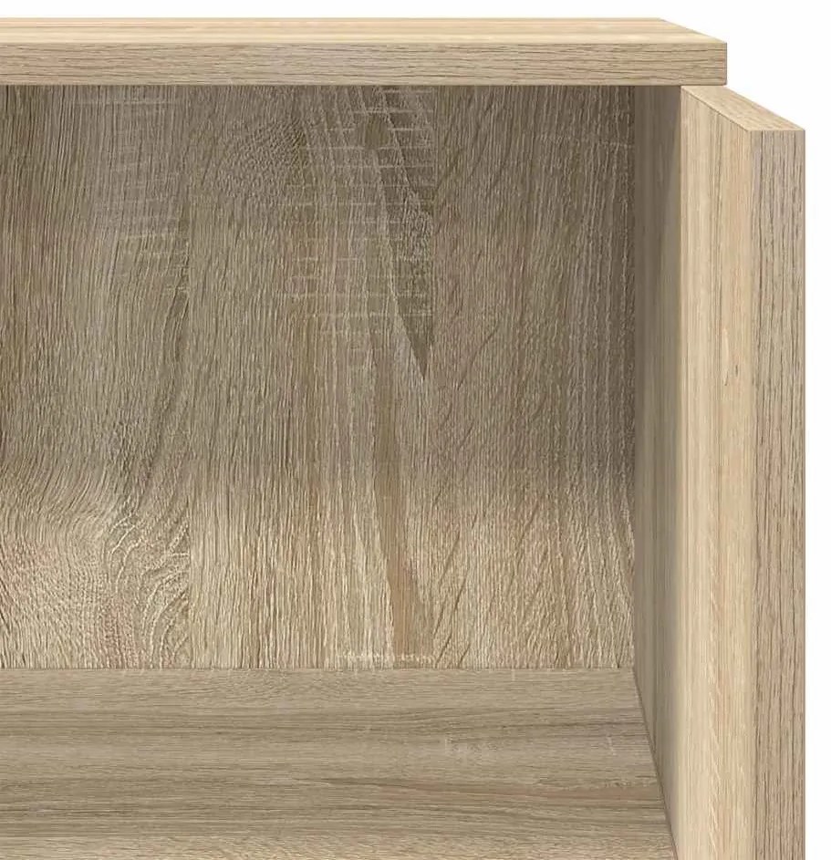 recepciós pult sonoma tölgy 55x50x103,5 cm szerelt fa