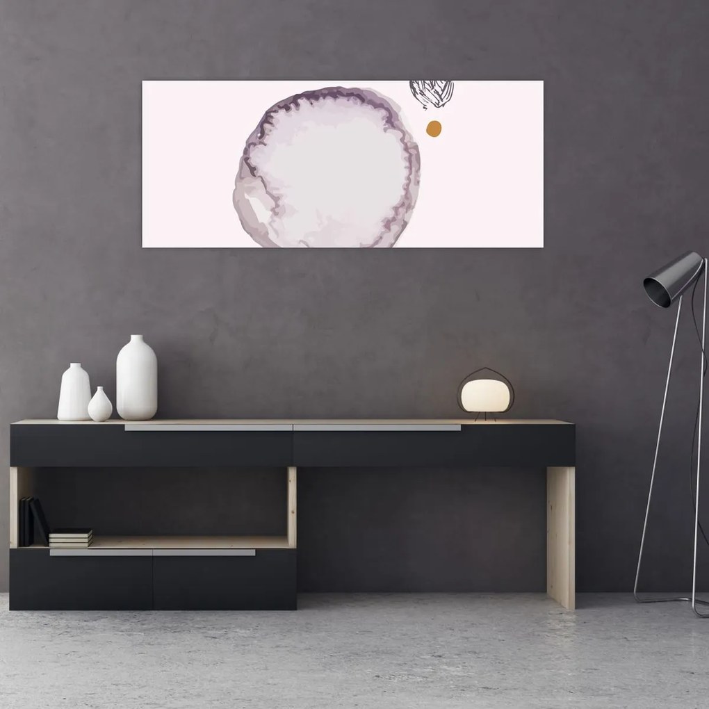 Kép - Lila minimalizmus N⁰4 (120x50 cm)