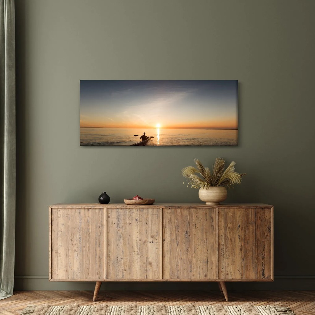 Kép - kajak a tengeren (120x50 cm)