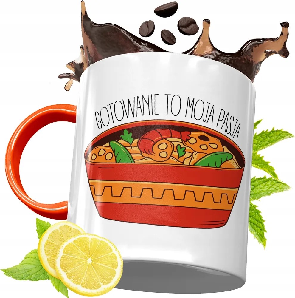 Narancssárga Bögre Szakácsnak Tökéletes Ajándék fényképes nyomtatással