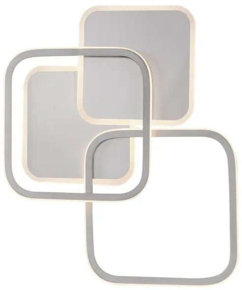 Leuchten Direkt 14117-55 - LED Mennyezeti lámpa LED/36W/230V matt króm