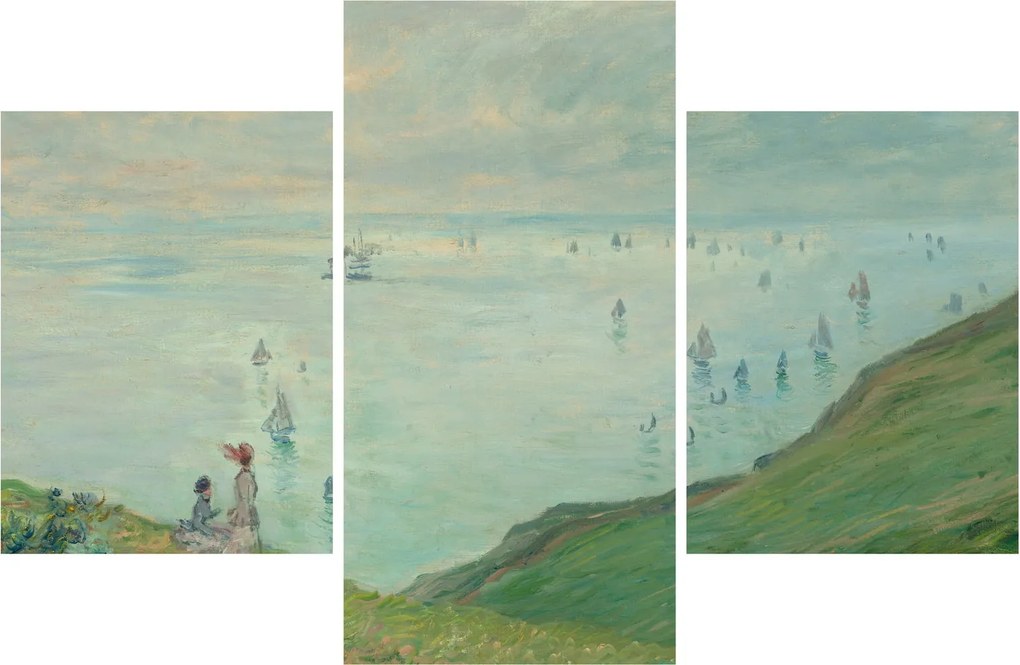 Kép - Henri Fantin-Latour, Cliffs at Pourville, reprodukciók (90x60 cm)