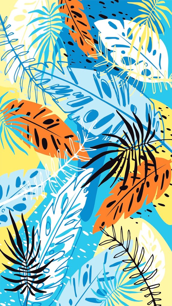 Strandtörölköző SUMMER FRESH 100x180 cm színes, 100% mikroszálas