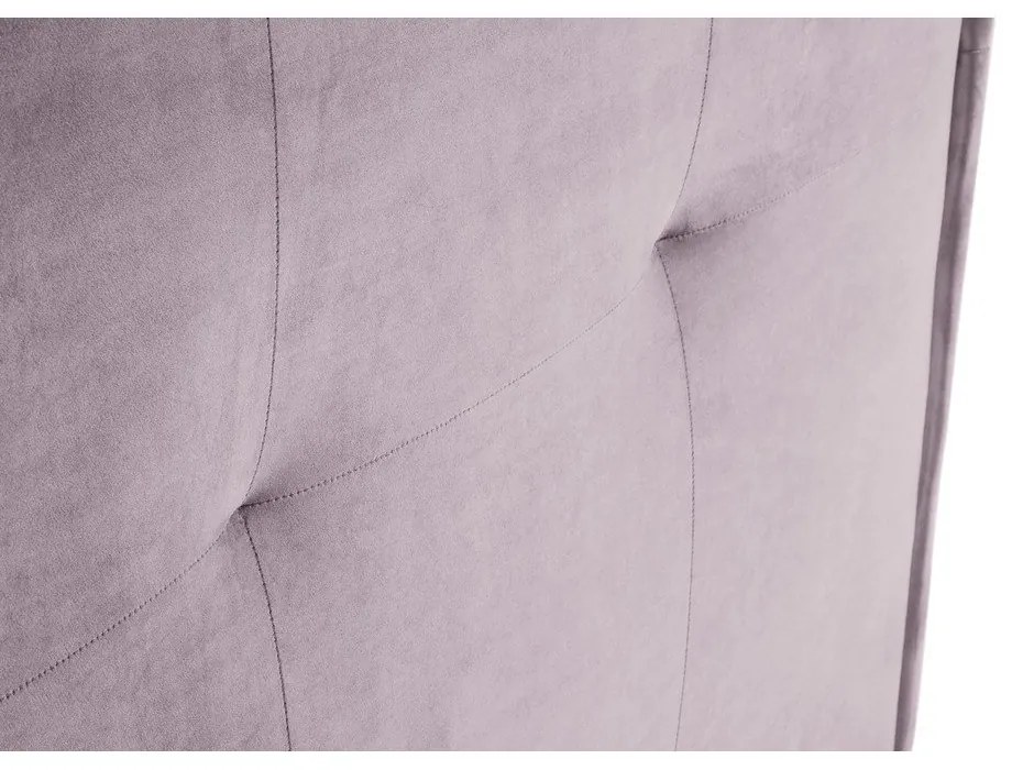 Világos rózsaszín ágytámla 180x120 cm Monica – Milo Casa