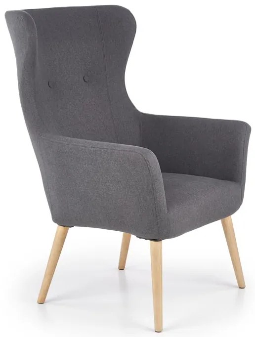 Sötétszürke relax fotel ECHO