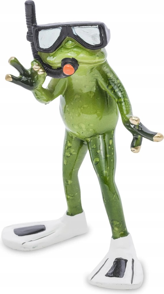 Béka figura béka zöld búvár