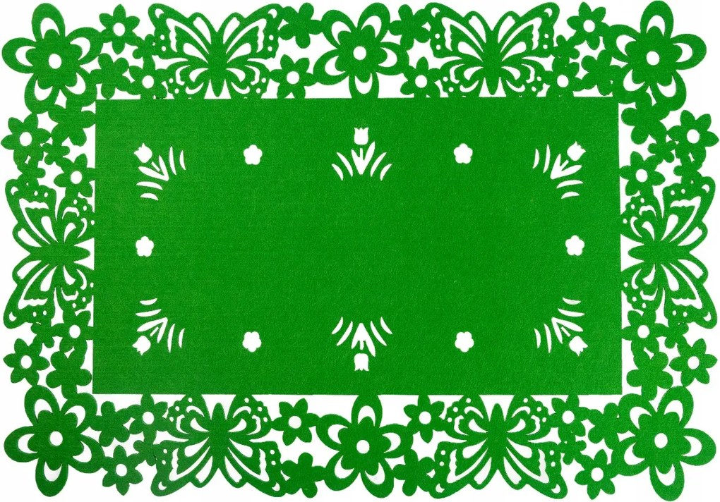 Konyhai Alátét Dekoratív Húsvéti Filc Asztalszőnyeg A Tányér Alá