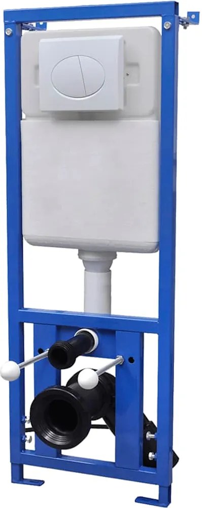 vidaXL rejtett vécétartály 11 liter 41x14x(110-125) cm