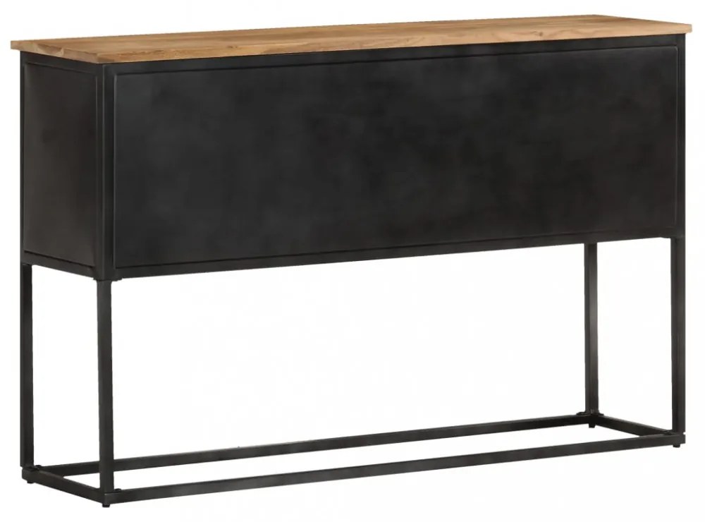 tömör akácfa komód 120 x 30 x 75 cm