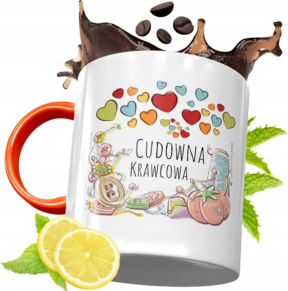 Narancssárga Bögre Szabónak Születésnapi Ajándék fényképes nyomtatással