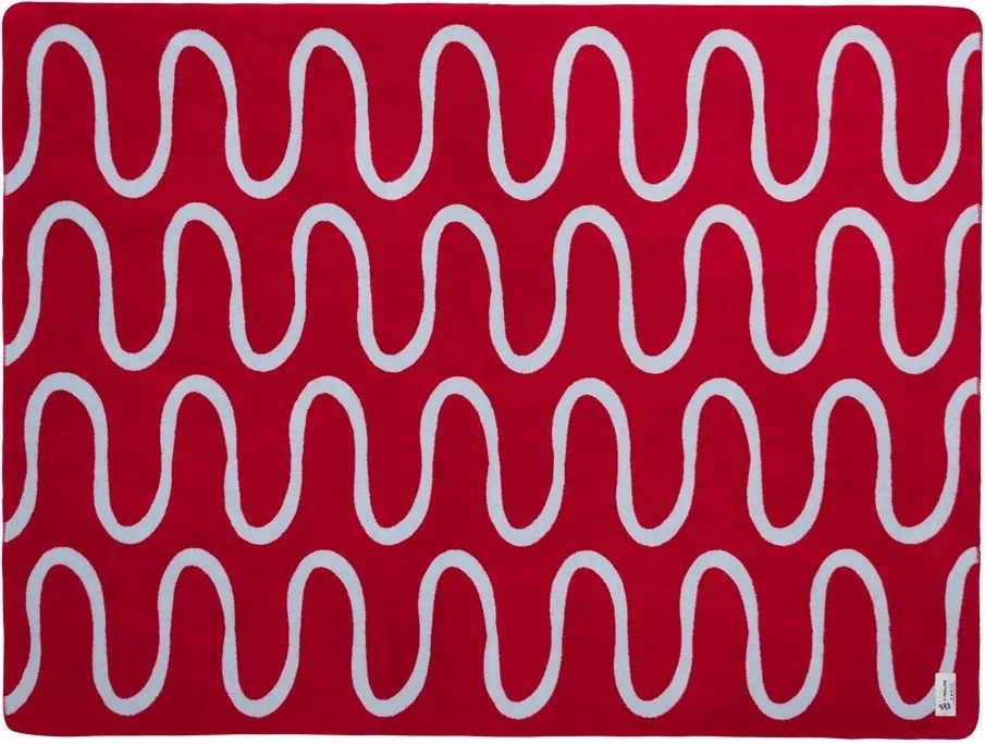 Piros takaró 150x200 cm Swirl – noo.ma