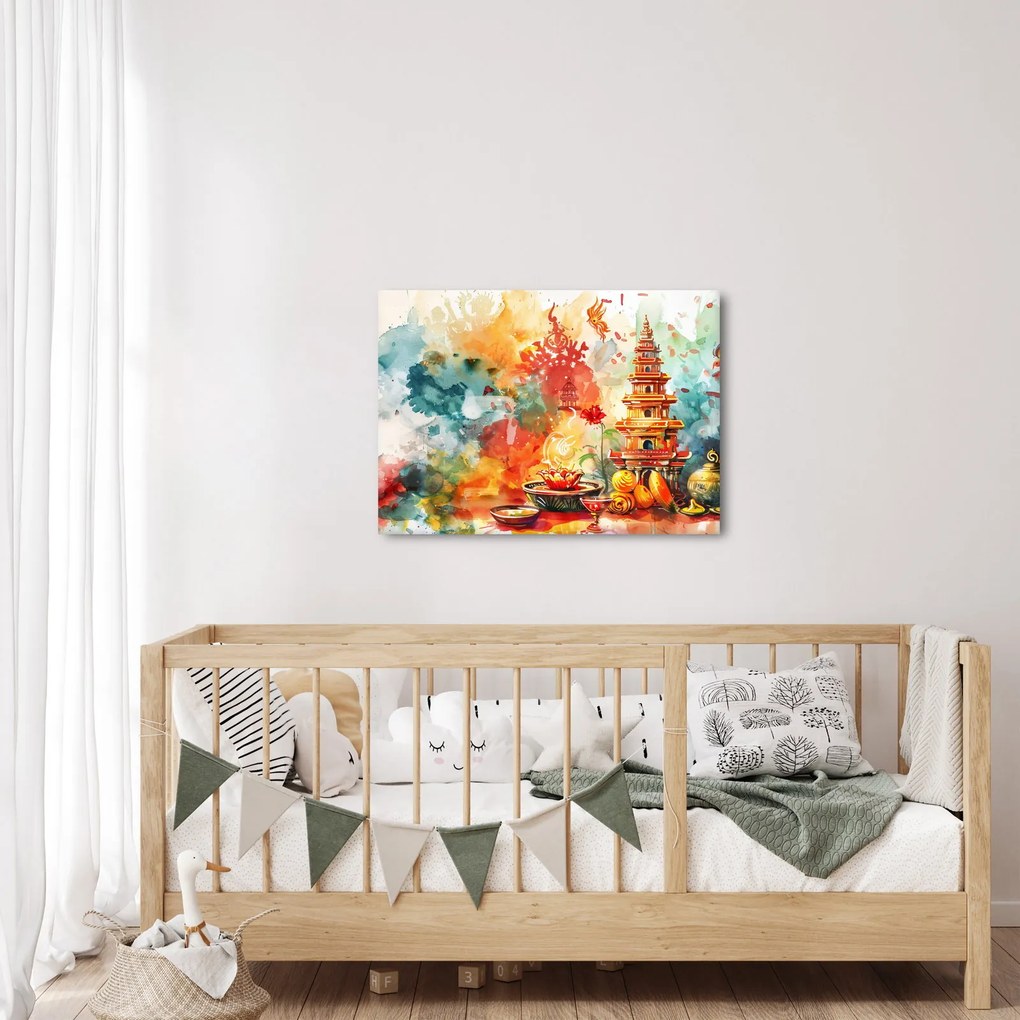 Kép - Akvarell illusztráció (70x50 cm)