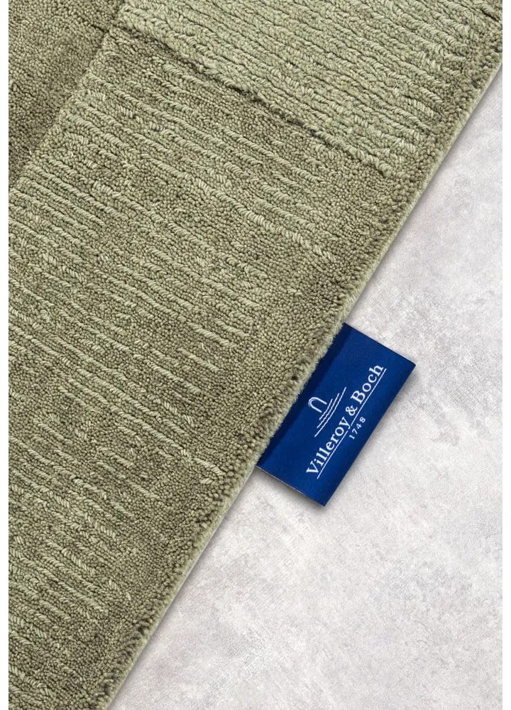 Zöld kézi szövésű gyapjú szőnyeg 190x280 cm Charlotte – Villeroy&amp;Boch