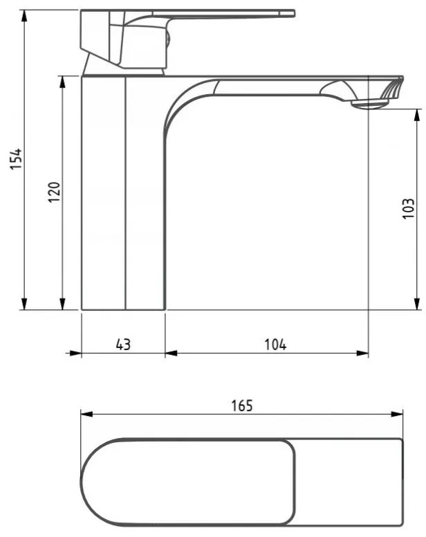 Mexen Alexa R40 fürdőszett, arany, 71203R40-50