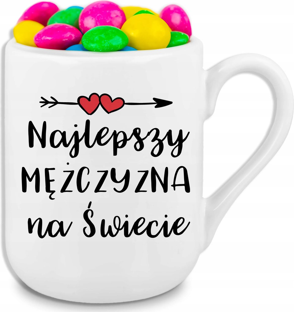 Fehér Bögre 330ml Coffee A Legjobb Férfi a Világon Sok Mintával