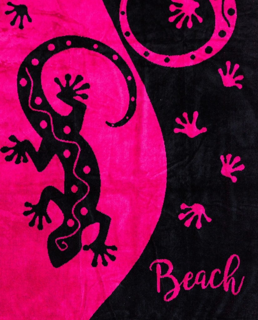 SALINA Strandtörölköző pink 165x90cm