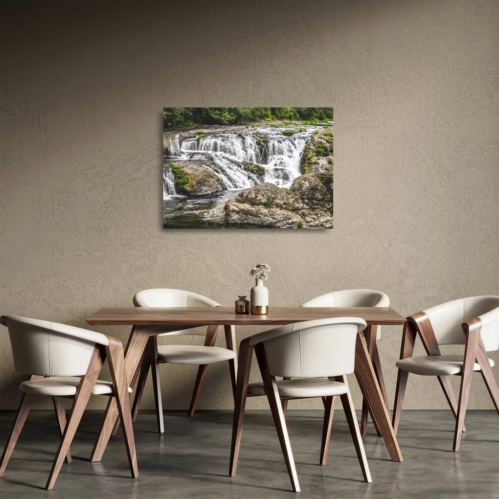 Kép - Kaszkádok (üvegen) (70x50 cm)