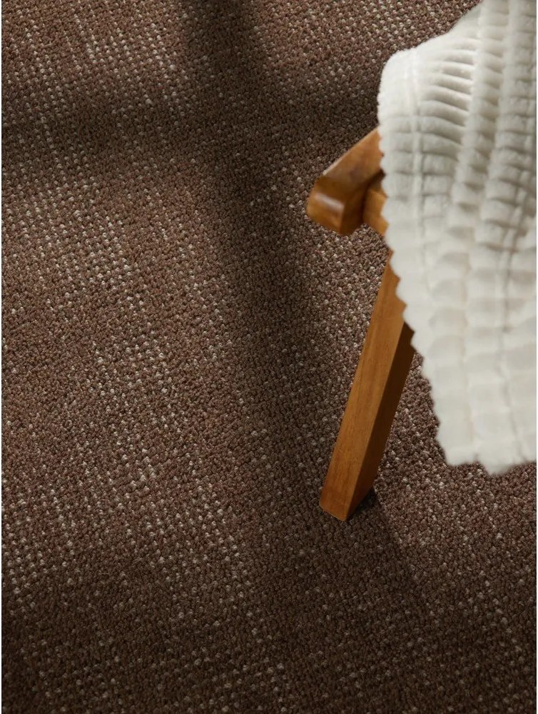 Barna kézi szövésű gyapjú kerek szőnyeg ø 160 cm Greenwich – Ted Baker