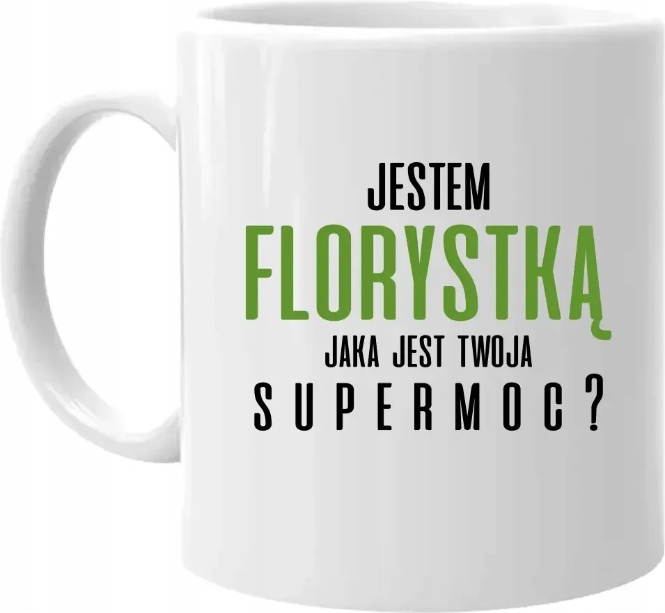 Ajándék bögre Virágkötő vagyok mi a szupererőd?