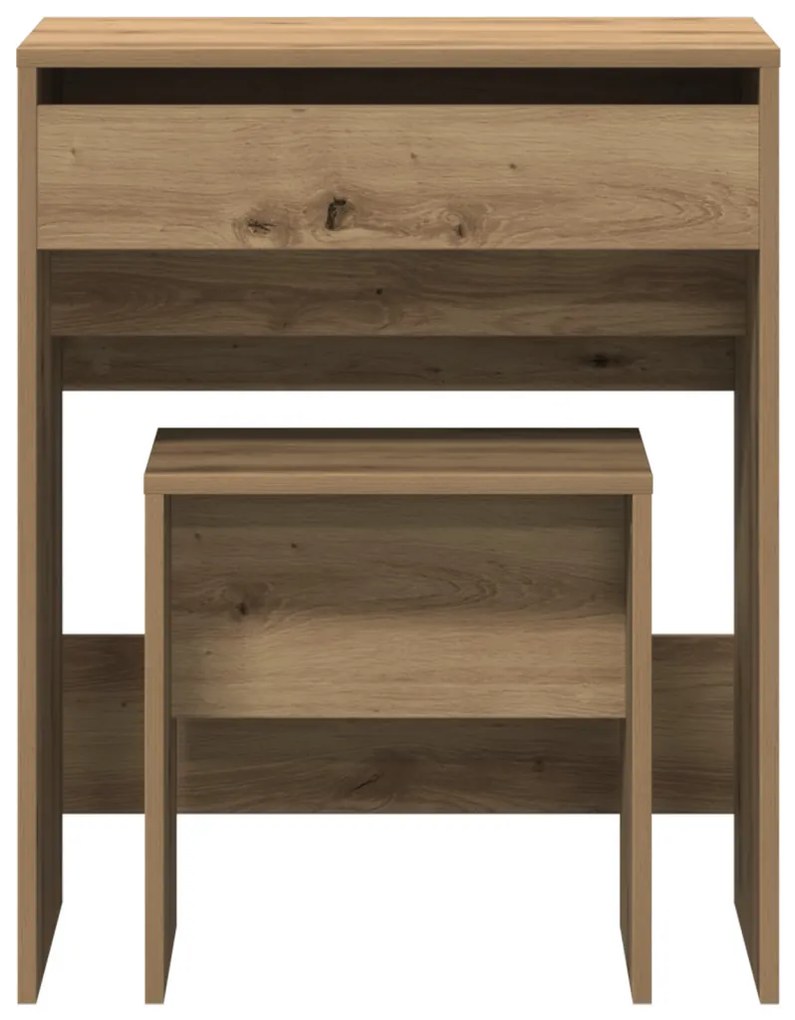 Sminkasztal Tükörrel Artisan Tölgy F_floor_Angegyár
