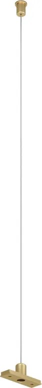 TR/EU-5718-SB suspension, Shine track system, Base series, 48V DC, IP20, 2 M, satin brass color, aluminum — TR/EU-5718-SB