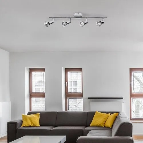 Beltéri karos spotlámpa GU10 4x50W króm Norton