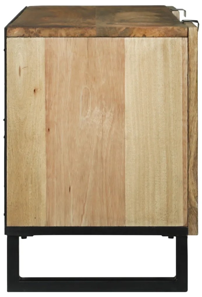 TV Szekrény - 105 x 33,5 x 46 cm, Tömör Mangófából