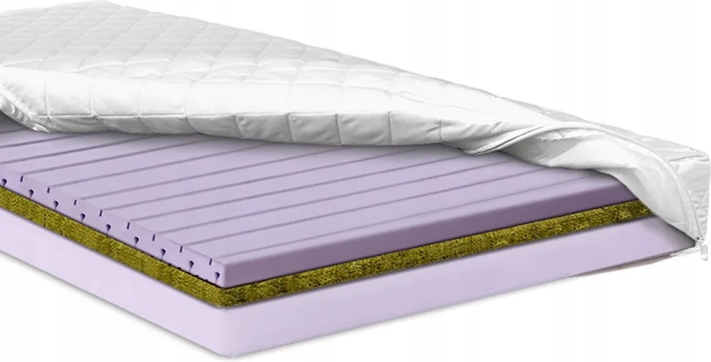 Habszivacs matrac 100x160 masszírozó hr fű 25 cm javítja a keringést H3