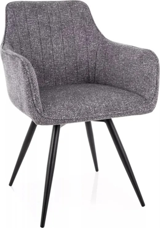 Ballo Leo szövet étkezőszék szürke forgatható üléssel