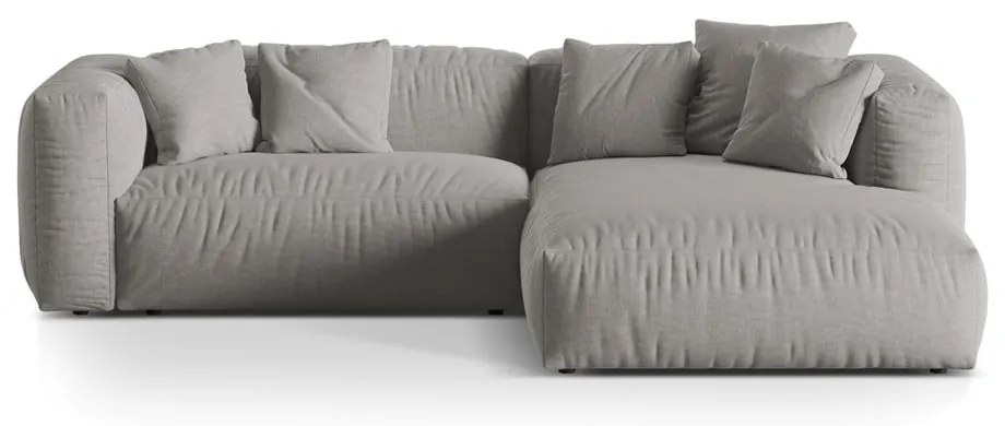 Világosszürke moduláris sarokkanapé (jobb oldali) Martina – Micadoni Home