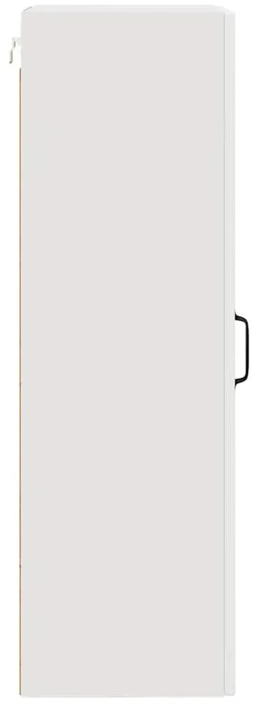 Fali konyhaszekrény polcokkal Fehér 40 x 31 x 100 cm Faanyag