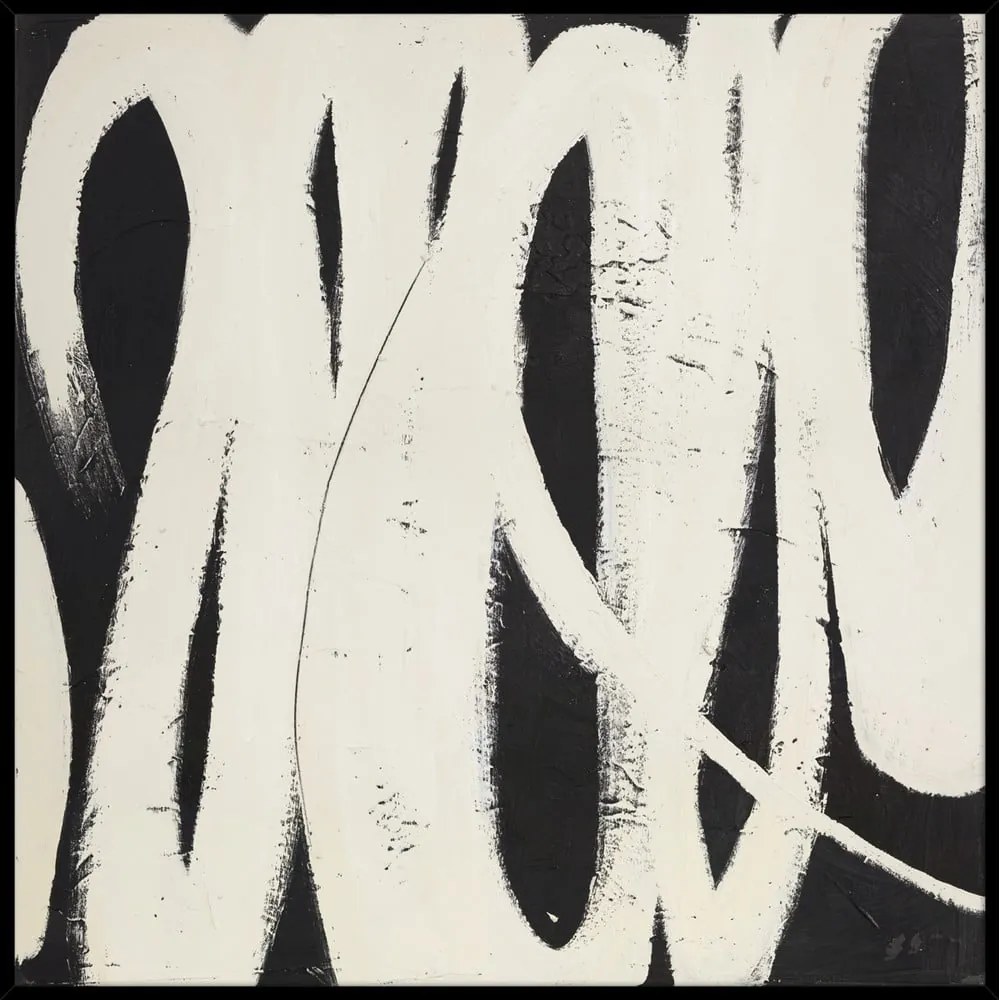 Kézzel festett kép 100x100 cm Spinning Around – Malerifabrikken