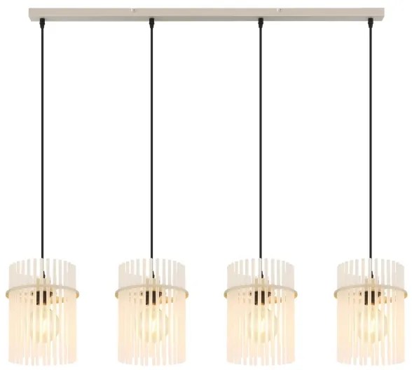 Globo 15698-4HB - Kábeles függeszték GORLEY 4xE27/60W/230V