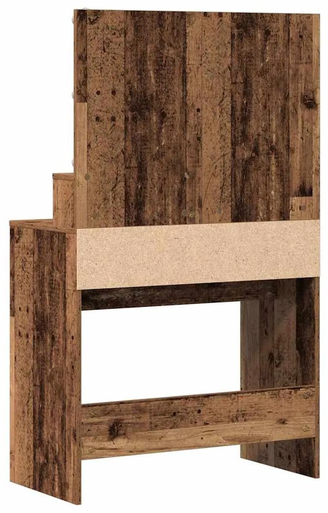 Öltözködőasztal fiókkal Régi fa 80 x 41 x 134,5 cm Faanyag