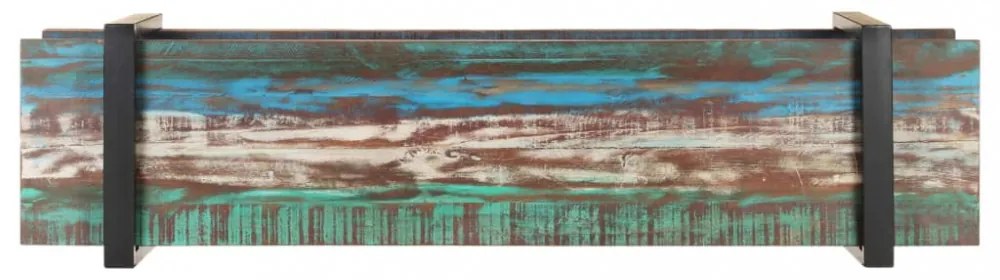 tömör újrahasznosított fa TV-szekrény 160 x 40 x 40 cm