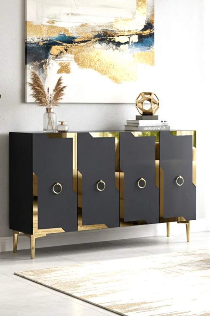 Seza 120 - Anthracite, Gold