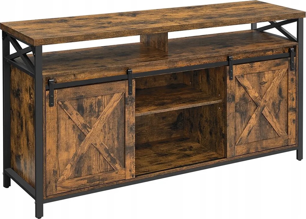 Tv állvány Vasagle Levit barna/fekete