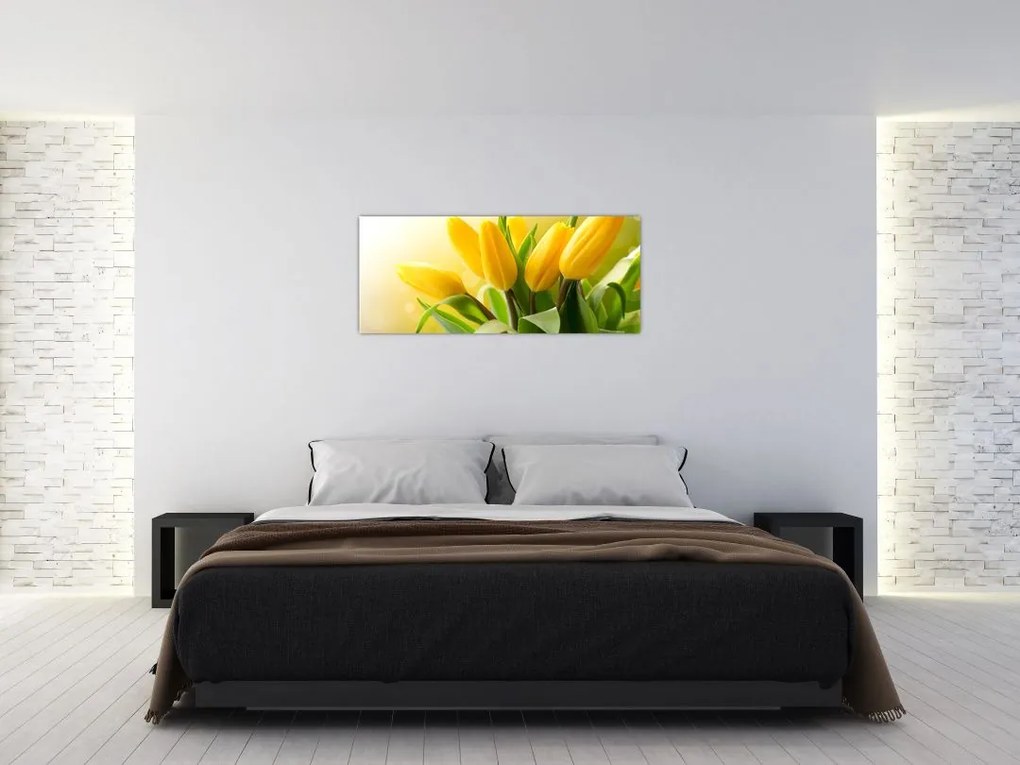 Kép - Sárga tulipán (120x50 cm)