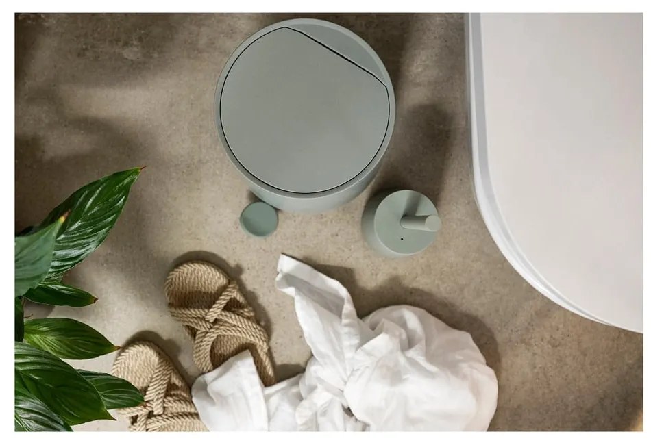 Nova One zöld agyagkerámia wc-kefe tartó - Zone