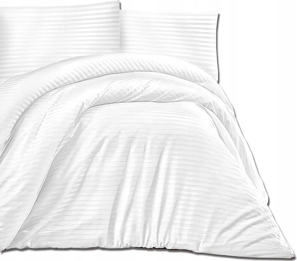 Lux szatén ágyneműhuzat 200x220 fehér Darymex