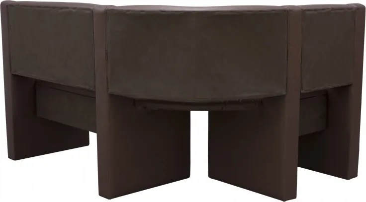 Terzo Étkező sarokgarnitúra Jobbos Barna