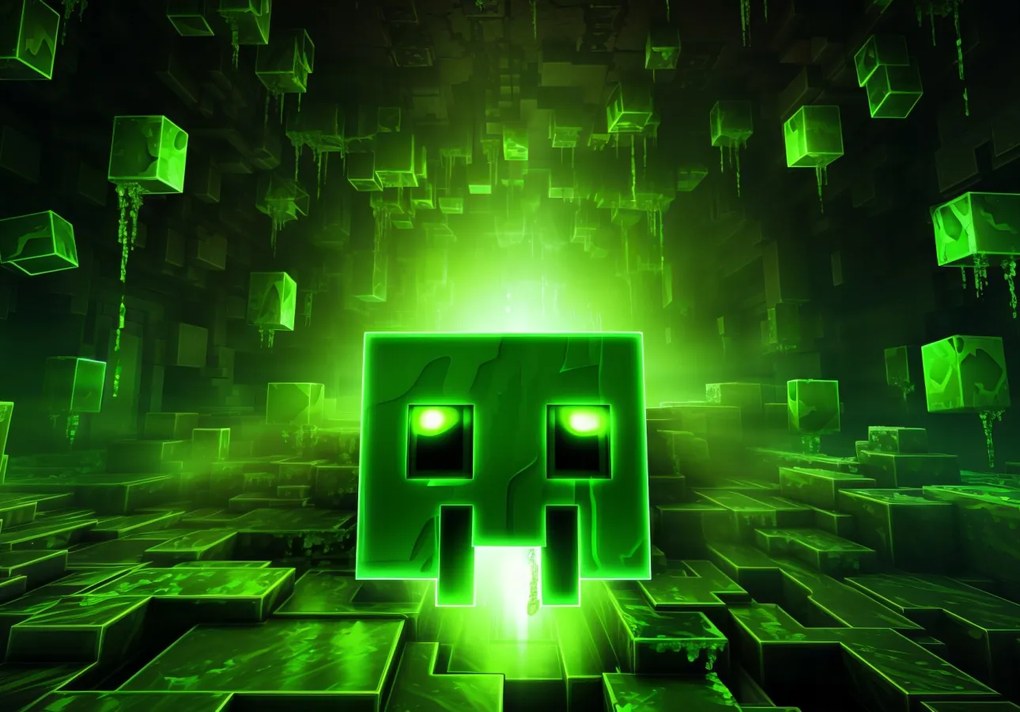 Poszter, Mojang, Minecraft, Creeer, Alex, Enderman, Zombie,