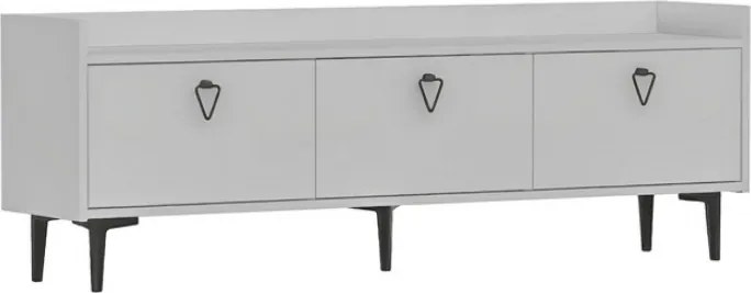 TV állvány PIENA 160 cm, fehér