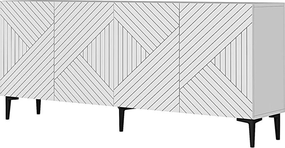 Ferrro komód, fehér, 180 cm