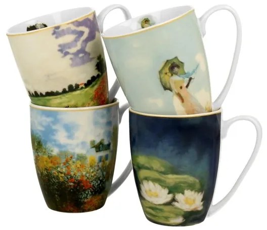 Gustav Klimt 4 db-os klasszikus bögrekészlet - C.monet cm