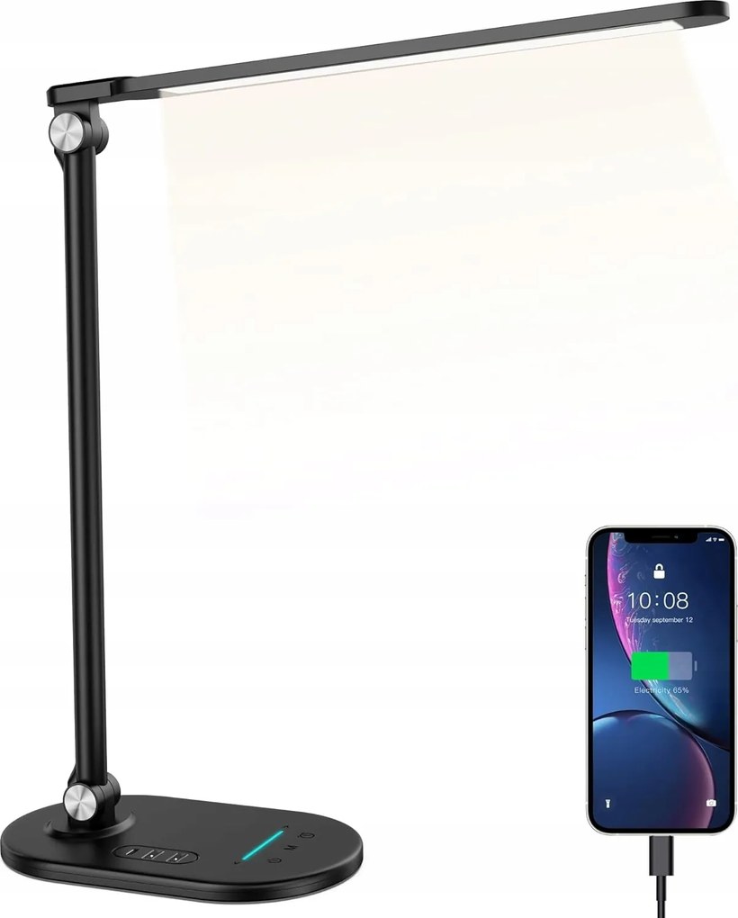 Asztali Lámpa Led Eppiebasic Otthoni Asztali Lámpa Állítható 4 Üzemmód