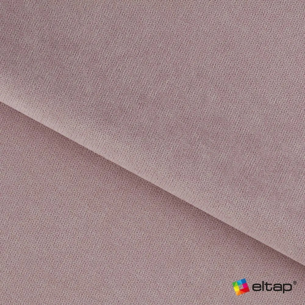 Rózsaszín zsenília kinyitható-tárolóhelyes kanapé 155 cm Laine – ELTAP